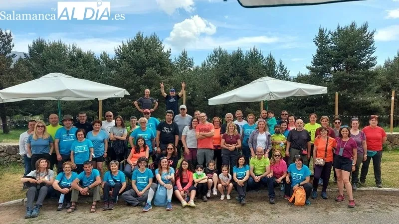 Los senderistas llegaron hasta el paraje del Circo de Gredos desde la Laguna Grande