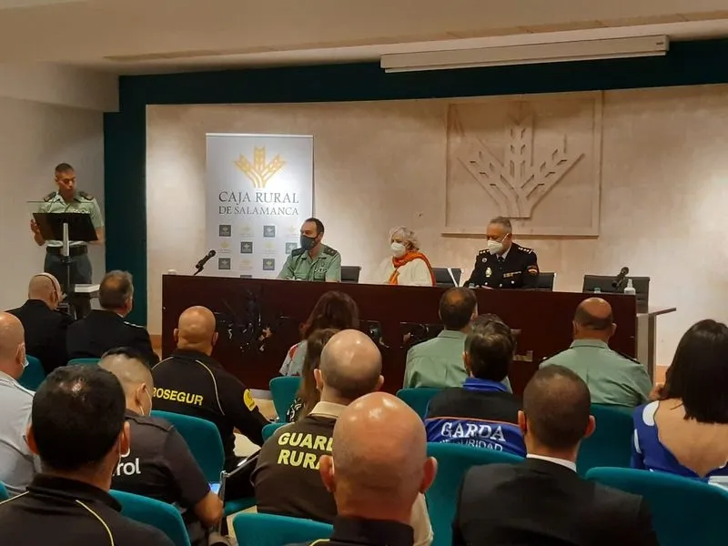 Celebración del Día de la Seguridad Privada en la sede de Caja Rural de Salamanca