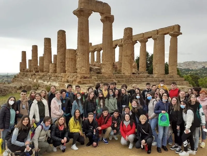 Alumnos de 3º de la ESO bilingüe del IES Campo Charro visitaron Sicilia  