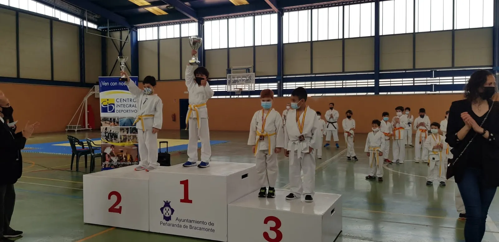 El Torneo de Kárate Ciudad de Peñaranda ha vuelto a ponerse en marcha este sábado 