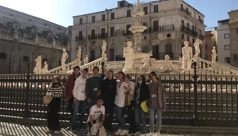 Alumnos de 3º de la ESO bilingüe del IES Campo Charro visitaron Sicilia  