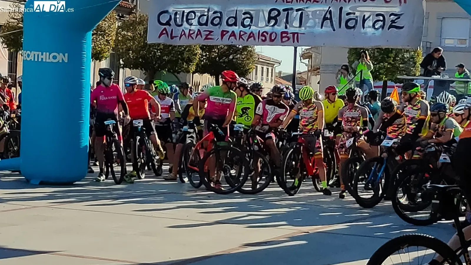 Alaraz celebraba este domingo la IX ediciòn de su Quedada BTT