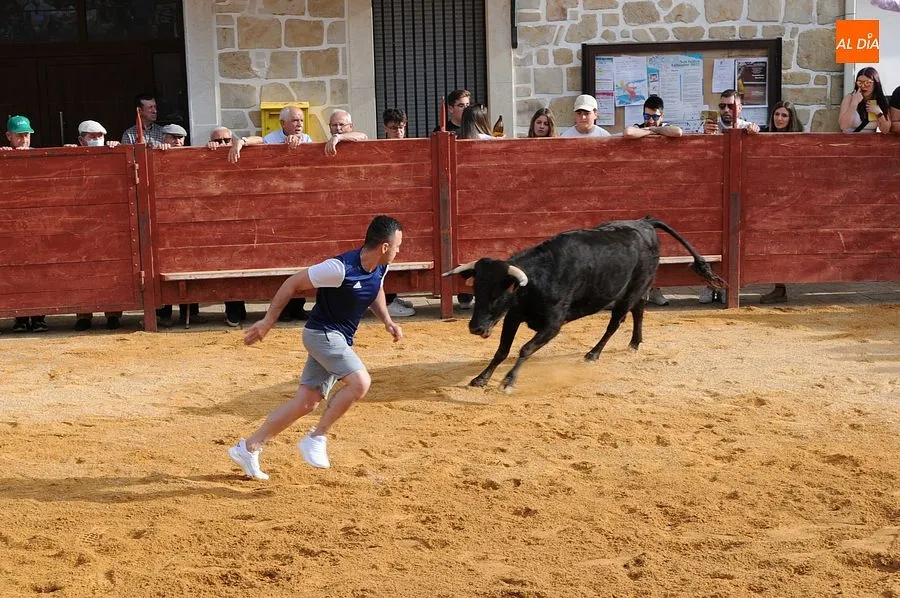 Momentos en las calles de Cabrillas con el Toro del cajón| Rep.Gráfico: Adrián M. Pastor
