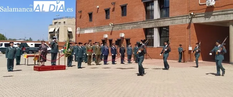 Acto oficial en Salamanca con motivo del 178 aniversario de la Guardia Civil. Foto de David Sañudo