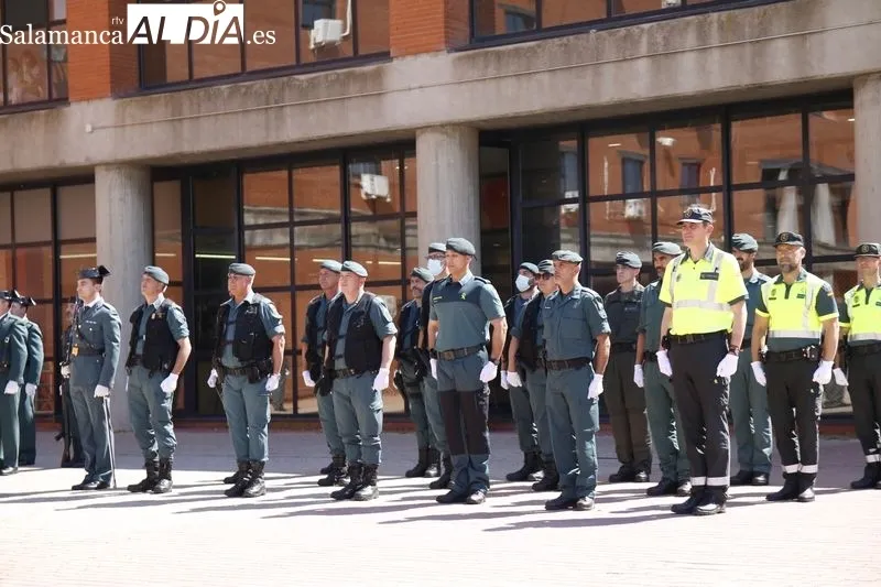 Acto oficial en Salamanca con motivo del 178 aniversario de la Guardia Civil. Foto de David Sañudo