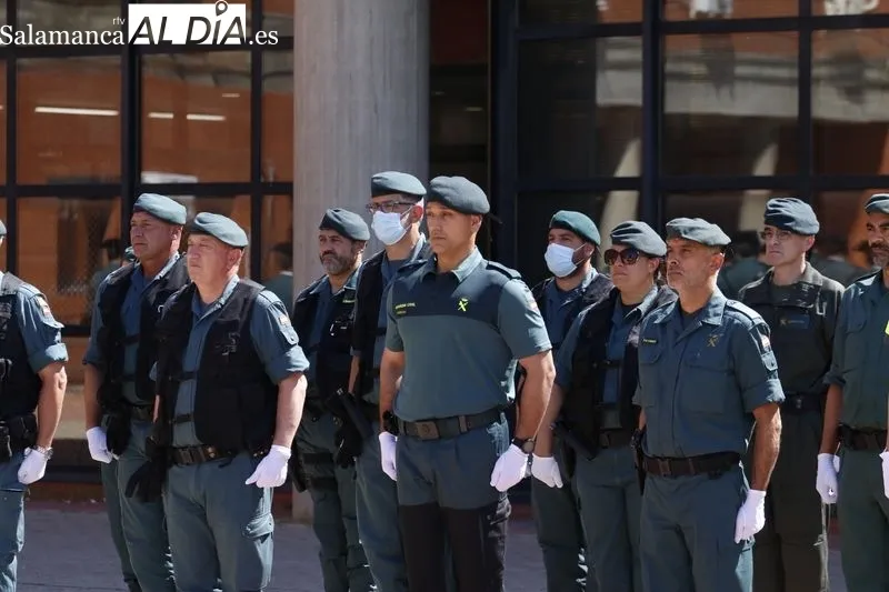 Acto oficial en Salamanca con motivo del 178 aniversario de la Guardia Civil. Foto de David Sañudo