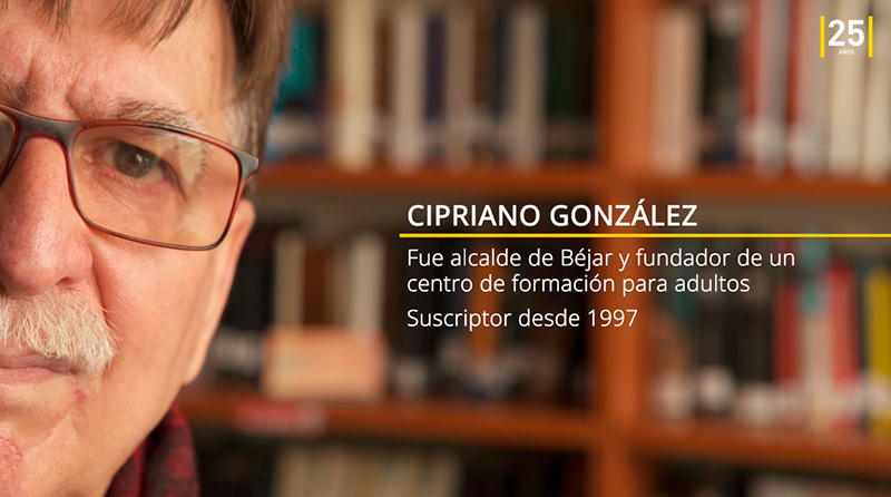Foto 2 - El exalcalde de Béjar, Cipriano González, protagonista en el 25 aniversario de National Geographic España 