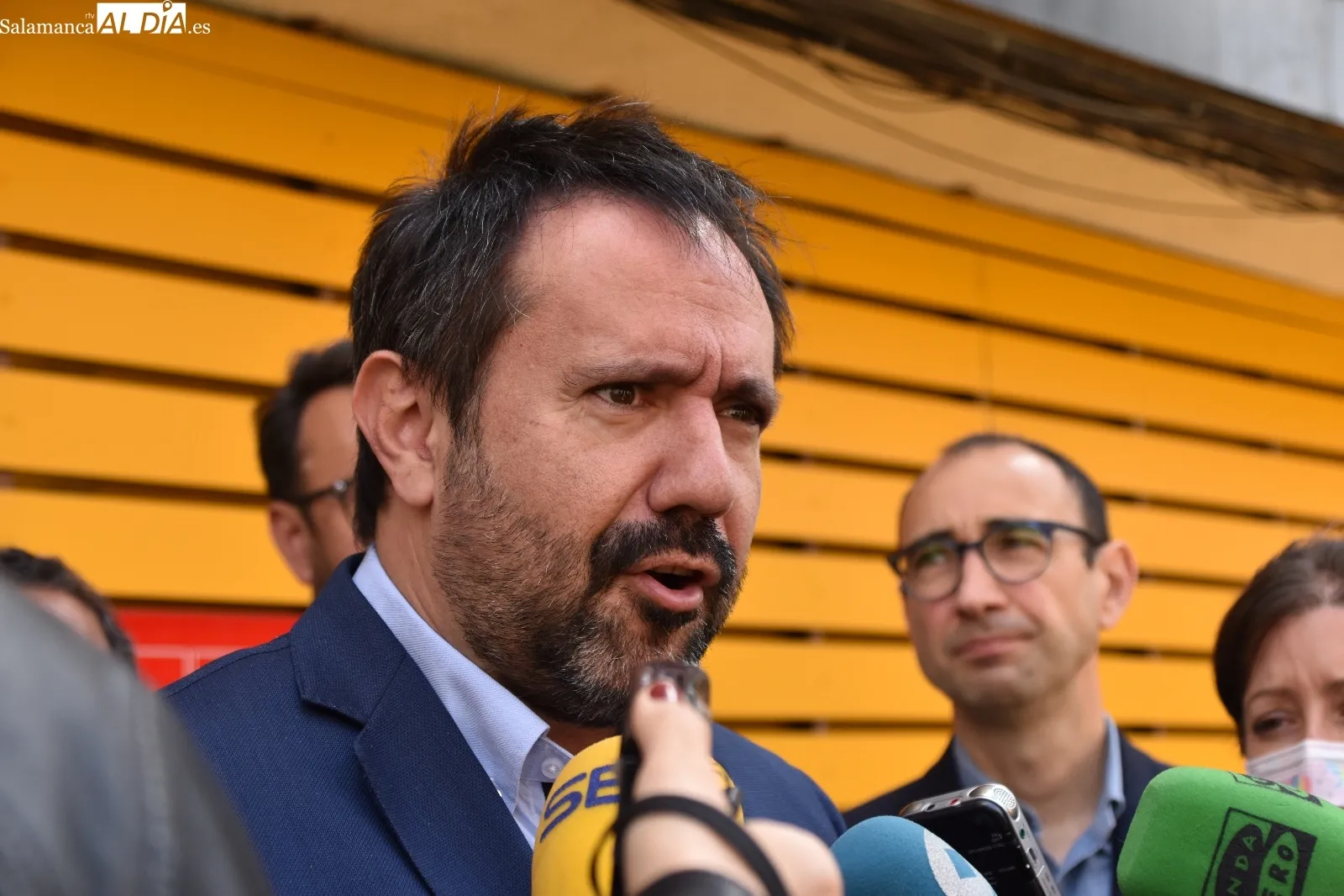 Reunión en la sede del PSOE de Salamanca | Fotos: Vanesa Martins 