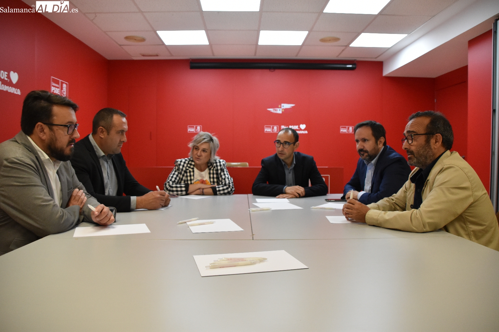 Representantes socialistas se reúnen en Salamanca para crear un grupo de trabajo que apueste por el desarrollo de la Ruta de la Plata