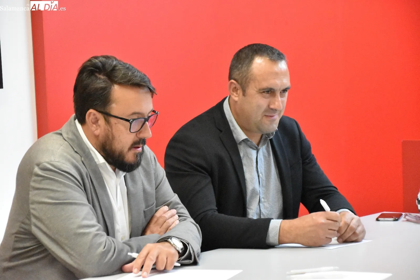 Reunión en la sede del PSOE de Salamanca | Fotos: Vanesa Martins 