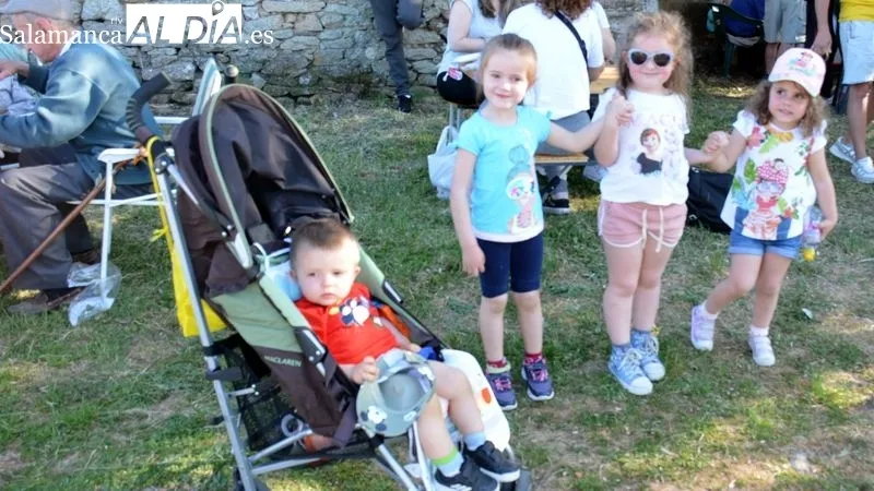 Los niños disfrutaron en la fiesta celebrada en honor de San Gregorio