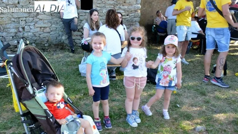 Los niños disfrutaron en la fiesta celebrada en honor de San Gregorio