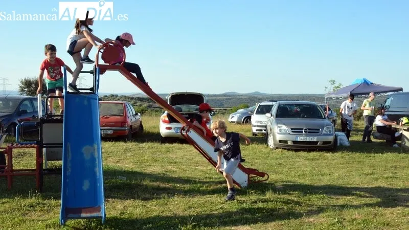 Los niños disfrutaron en la fiesta celebrada en honor de San Gregorio