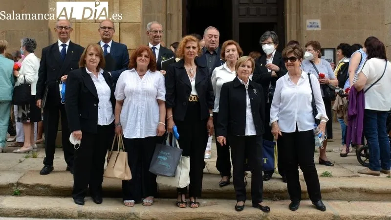 En la celebración se repartieron los panecitos de San Rita
