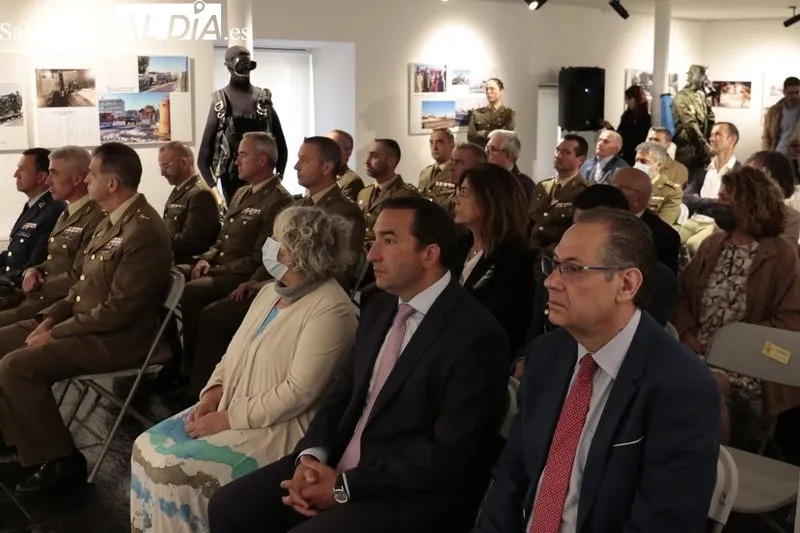 Exposición 'El Mando de Ingenieros en Apoyo a las Autoridades Civiles. En tiempo de Pandemia' en la Torre de los Anaya. Foto de David Sañudo