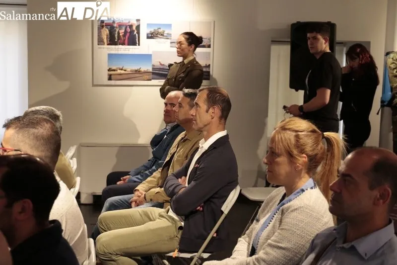 Exposición 'El Mando de Ingenieros en Apoyo a las Autoridades Civiles. En tiempo de Pandemia' en la Torre de los Anaya. Foto de David Sañudo