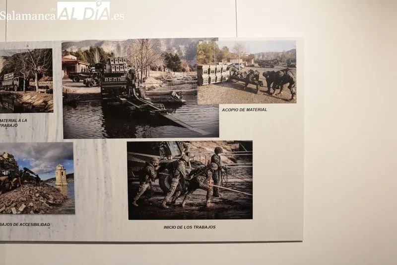 Exposición 'El Mando de Ingenieros en Apoyo a las Autoridades Civiles. En tiempo de Pandemia' en la Torre de los Anaya. Foto de David Sañudo