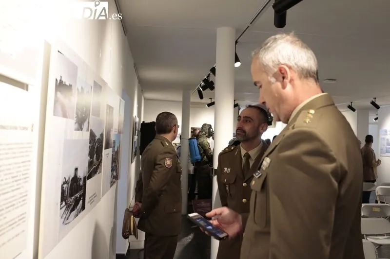 Exposición 'El Mando de Ingenieros en Apoyo a las Autoridades Civiles. En tiempo de Pandemia' en la Torre de los Anaya. Foto de David Sañudo