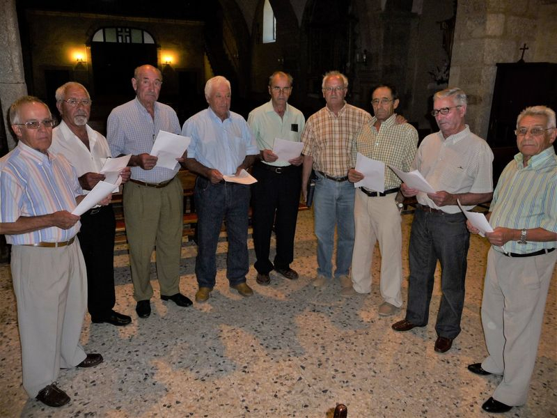 Intérpretes de la Misa de San Sebastián en Aldea del Obispo 