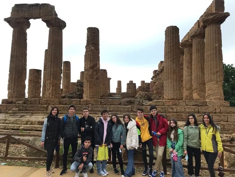 Alumnos de 3º de la ESO bilingüe del IES Campo Charro visitaron Sicilia  