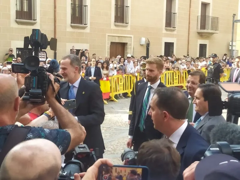 Felipe VI ha inaugurado este martes la nueva exposición de Las Edades del Hombre en Plasencia 
