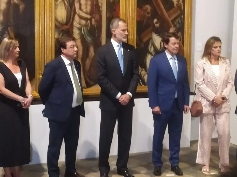 Felipe VI ha inaugurado este martes la nueva exposición de Las Edades del Hombre en Plasencia 