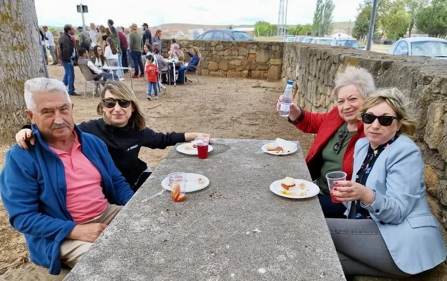 Aldearrubia festejaba este domingo a San Isidro