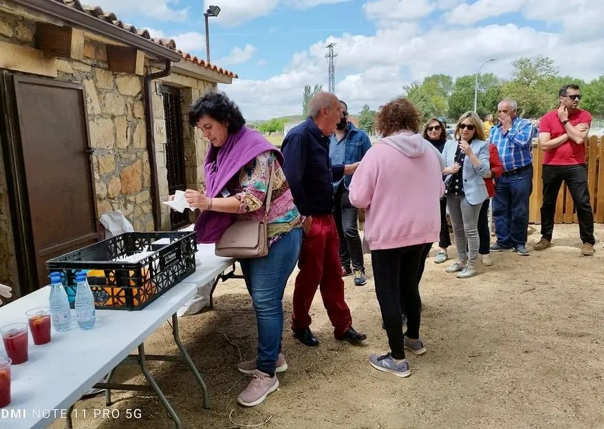 Aldearrubia festejaba este domingo a San Isidro