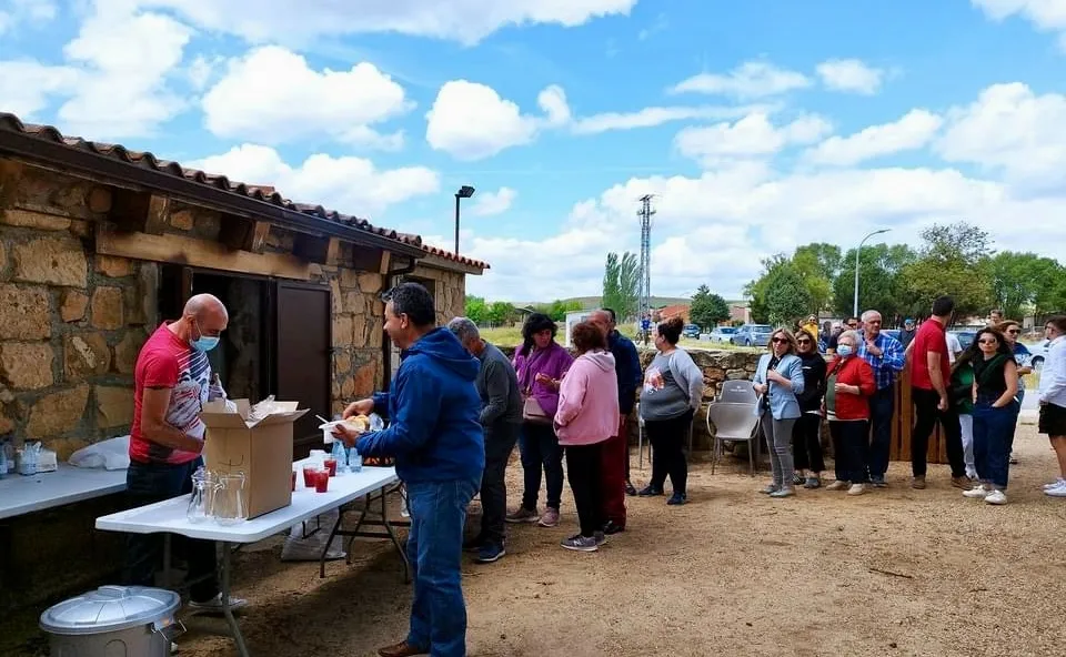 Aldearrubia festejaba este domingo a San Isidro