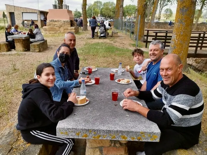 Aldearrubia festejaba este domingo a San Isidro