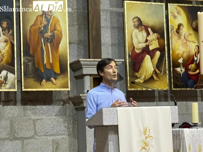 La iglesia parroquial de Peñaranda presentaba su nuevo conjunto iconográfico