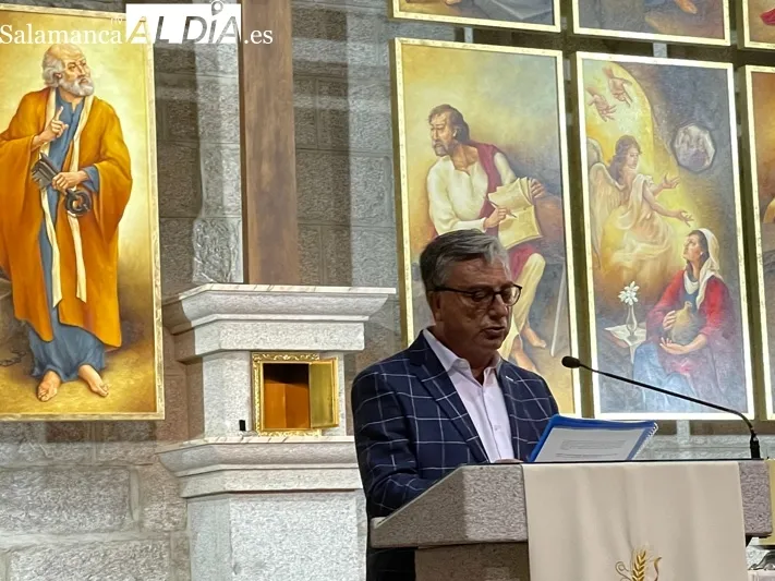 La iglesia parroquial de Peñaranda presentaba su nuevo conjunto iconográfico