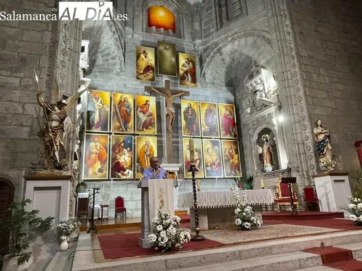 La iglesia parroquial de Peñaranda presentaba su nuevo conjunto iconográfico