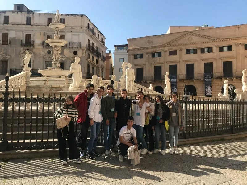 Alumnos de 3º de la ESO bilingüe del IES Campo Charro visitaron Sicilia  