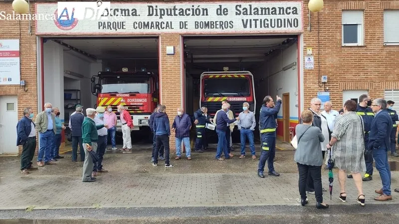 El Parque de Bomberos de Vitigudino celebra los 50 años de su constitución / CORRAL