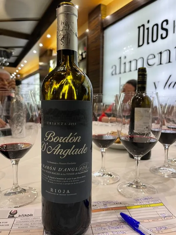 Imágenes de la cata de Bordon Dánglade crianza 2018, D.O. Rioja / FOTOS: JAVIER BRAGADO