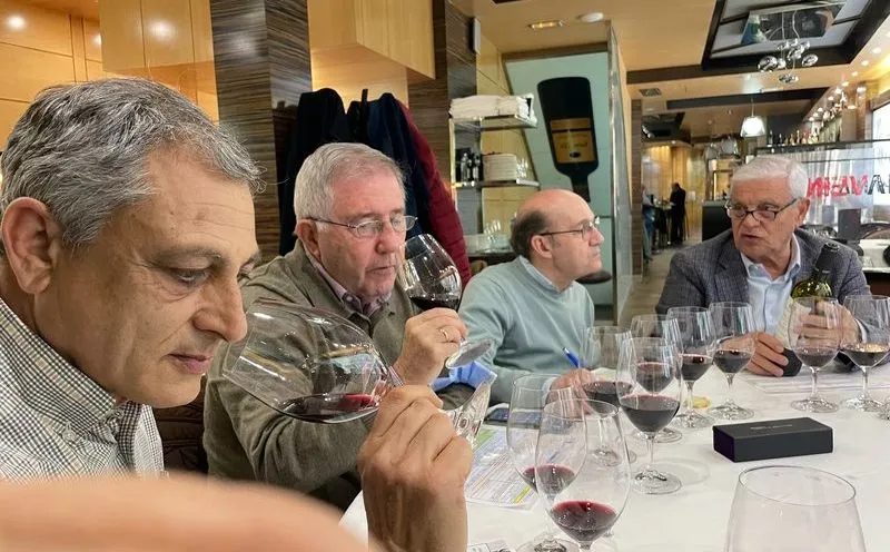 Imágenes de la cata de Bordon Dánglade crianza 2018, D.O. Rioja / FOTOS: JAVIER BRAGADO