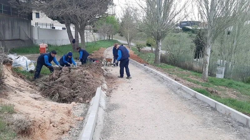 Obras de acceso y acondicionamiento del Parque de Valdehigal, en Carbajosa de la Sagrada