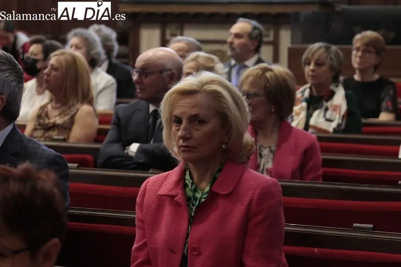 Clausura y graduación de los alumnos del Programa Interuniversitario de la Experiencia en la Universidad de Salamanca en el Paraninfo. Foto de David Sañudo
