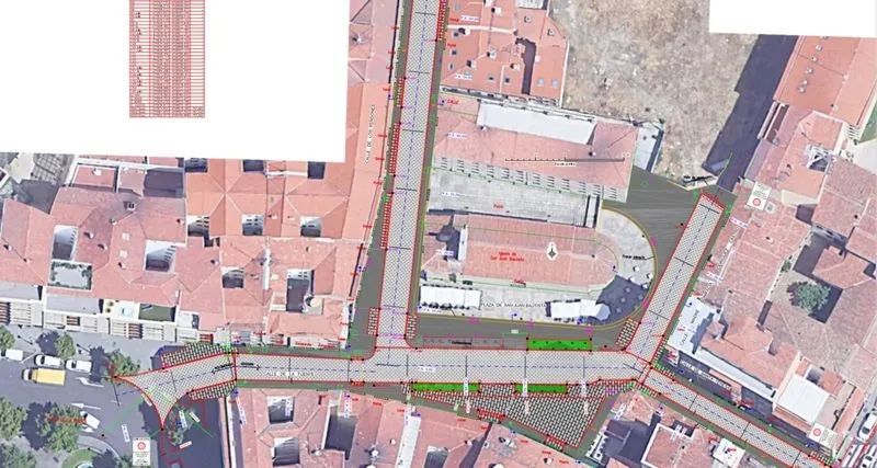 Peatonalización de la plaza de San Juan Bautista