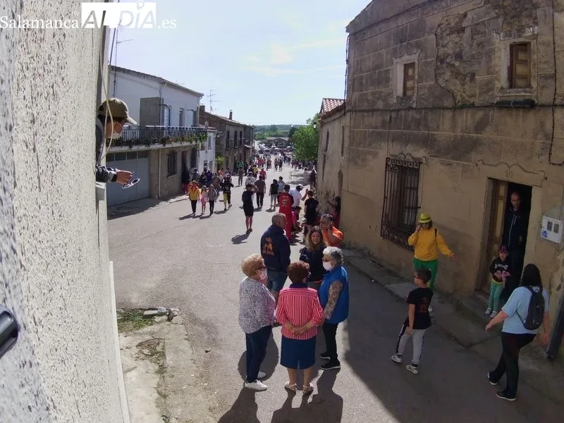 Segundo encierro de las fiestas del Noveno en San Felices de los Gallegos  / CORRAL