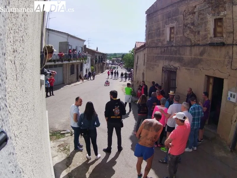 Segundo encierro de las fiestas del Noveno en San Felices de los Gallegos  / CORRAL
