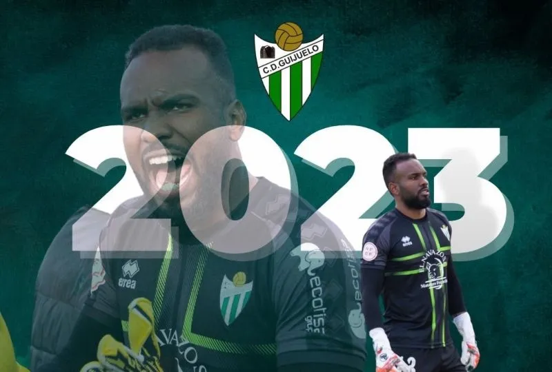 Foto 2 - El Guijuelo anuncia la continuidad de Johan Guzm&aacute;n como meta