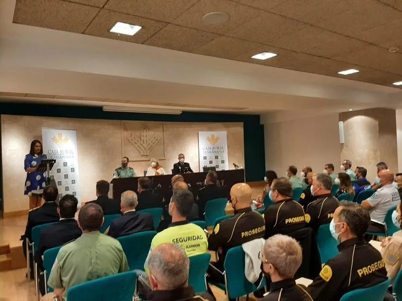 Celebración del Día de la Seguridad Privada en la sede de Caja Rural de Salamanca