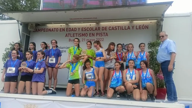 Campeonato de Castilla y León Escolar de Atletismo en Burgos