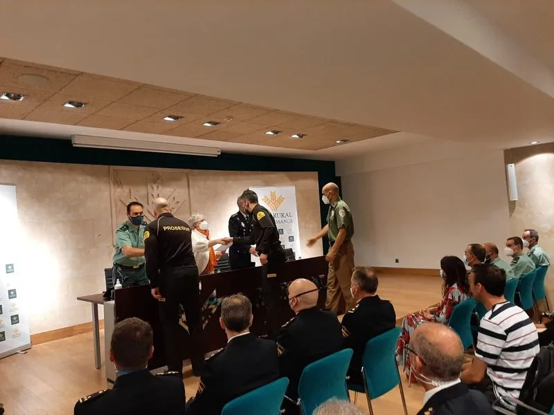 Celebración del Día de la Seguridad Privada en la sede de Caja Rural de Salamanca