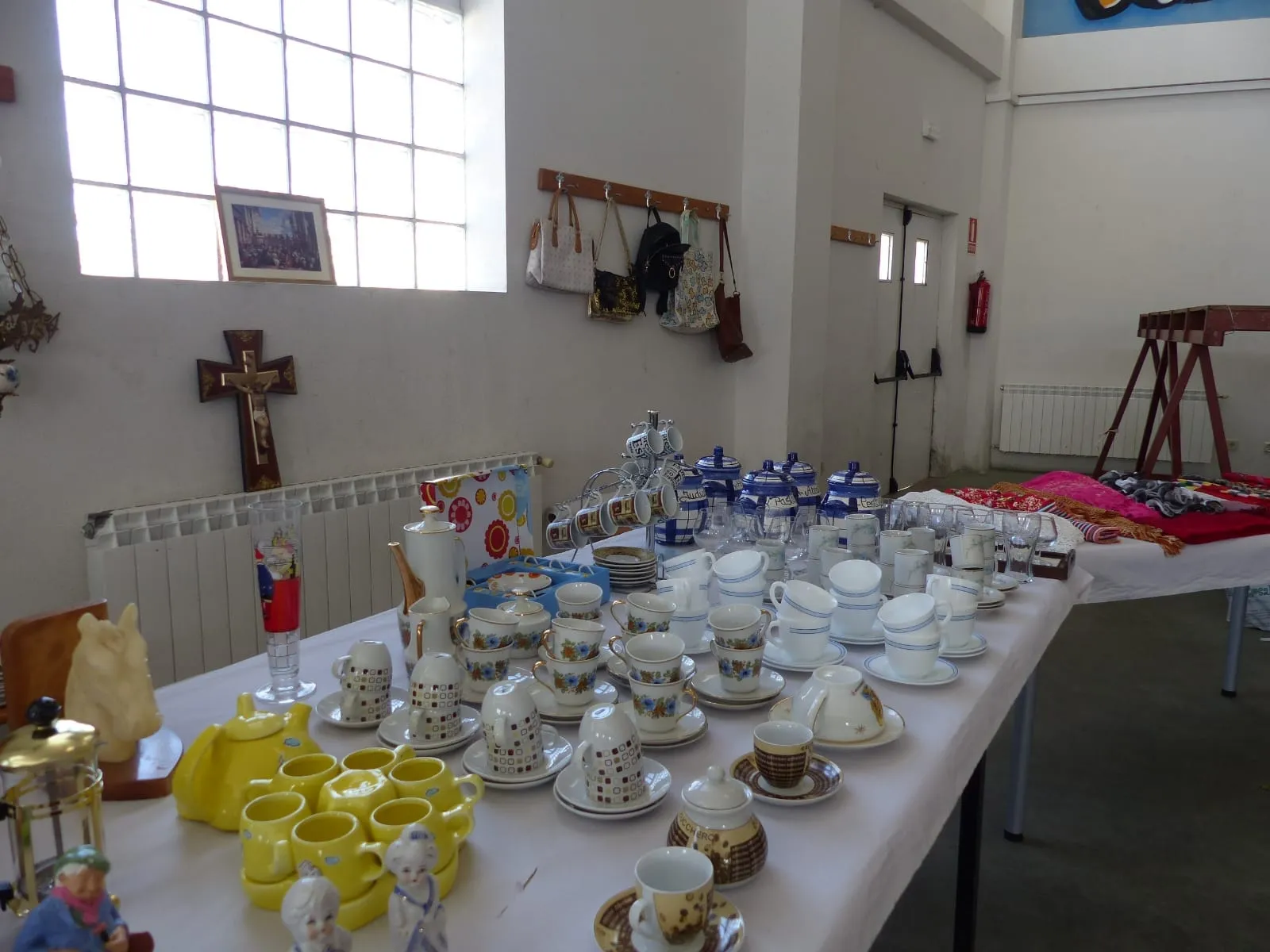 Villoria procesionaba a San José Obrero y celebraba un mercadillo solidario en favor de Acción Verapaz