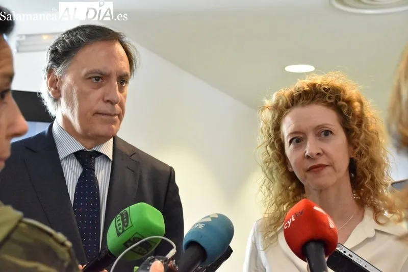 Jornada ‘Los contratos reservados en la Administración como apoyo a las entidades del tercer sector que trabajan con la población en situación de exclusión social’, que se celebraba este lunes en el Palacio de Congresos de Salamanca. Foto de Vanesa Martin
