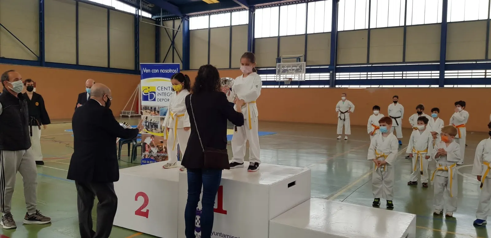 El Torneo de Kárate Ciudad de Peñaranda ha vuelto a ponerse en marcha este sábado 