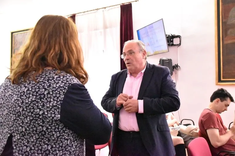 Presentación en el Colegio Fonseca de la Cátedra RTVE-USAL Niñ@s, Jóvenes y Medios. Foto de Vanesa Martins